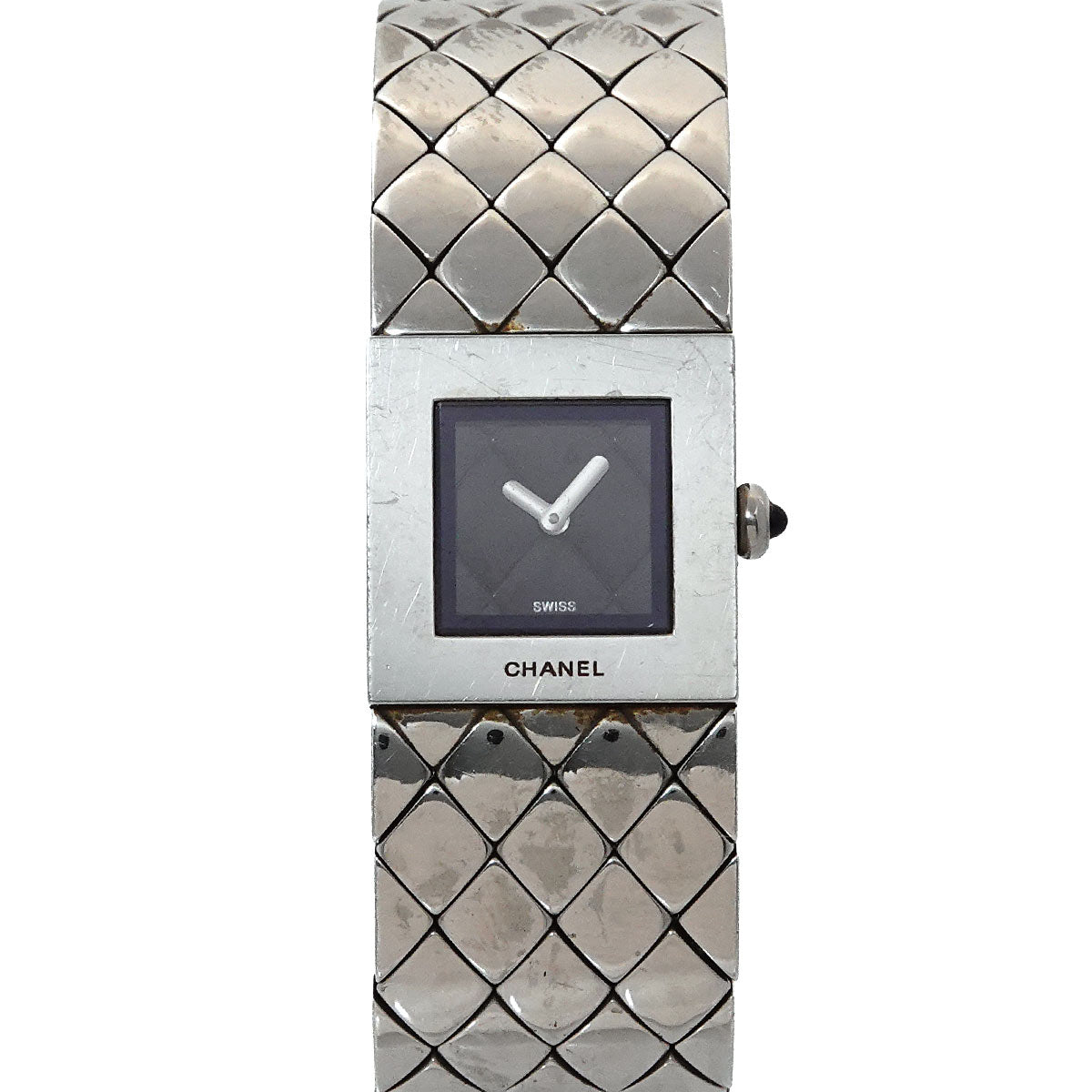 Matelasse H0009 Quartz Black Dial Ladies Wrist Watch