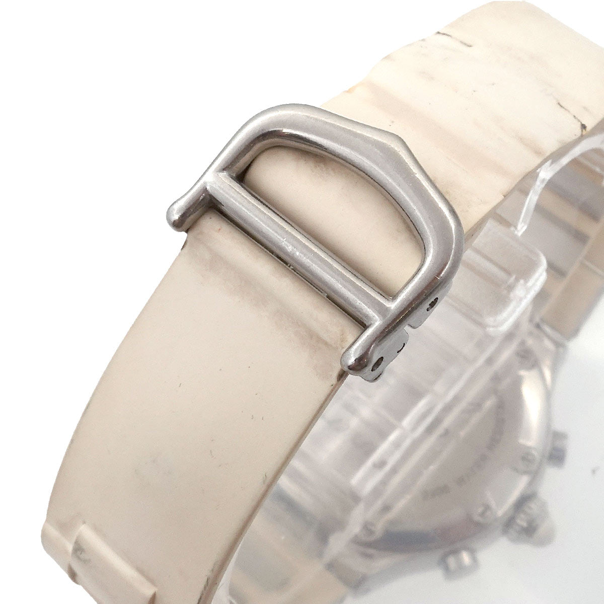 Must 21 Chronoscaph W10197U2 Quartz White Dial Ladies Watch