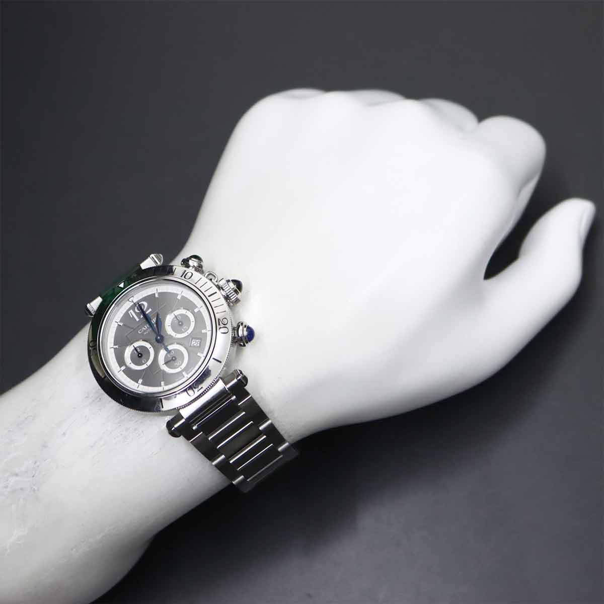 Pasha de Cartier WSPA0027 Automatic Gray Dial Mens Watch