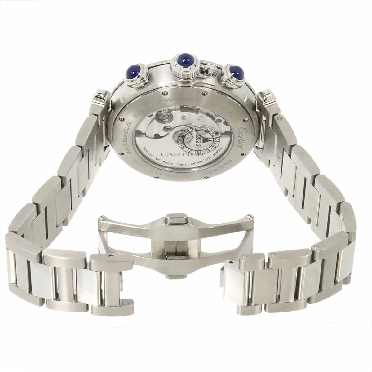 Pasha de Cartier WSPA0027 Automatic Gray Dial Mens Watch