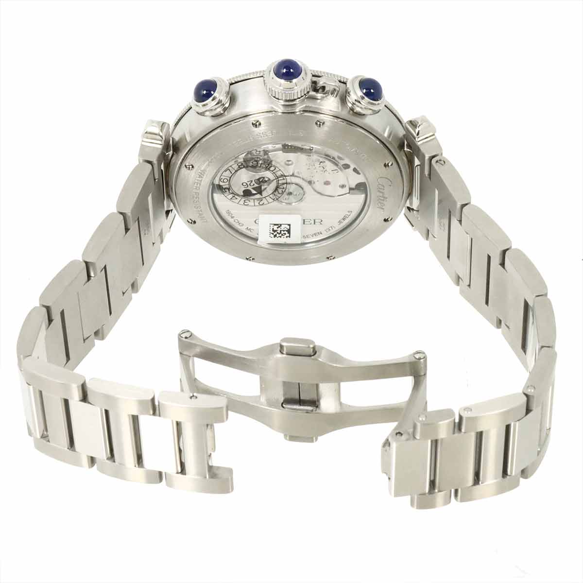 Pasha de Cartier WSPA0018 Automatic Silver Dial Mens Watch