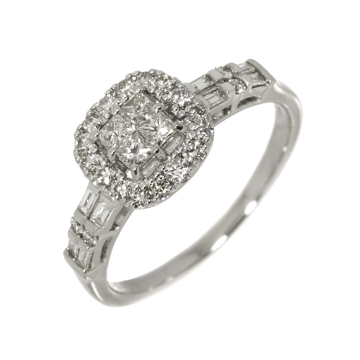 Diamond 0.70ct Ring Pt size7.5-7.75(US)