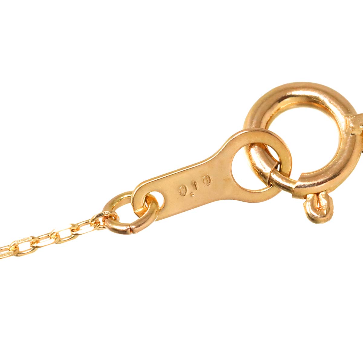 Diamond 0.10ct Necklace 18K Pink Gold 750