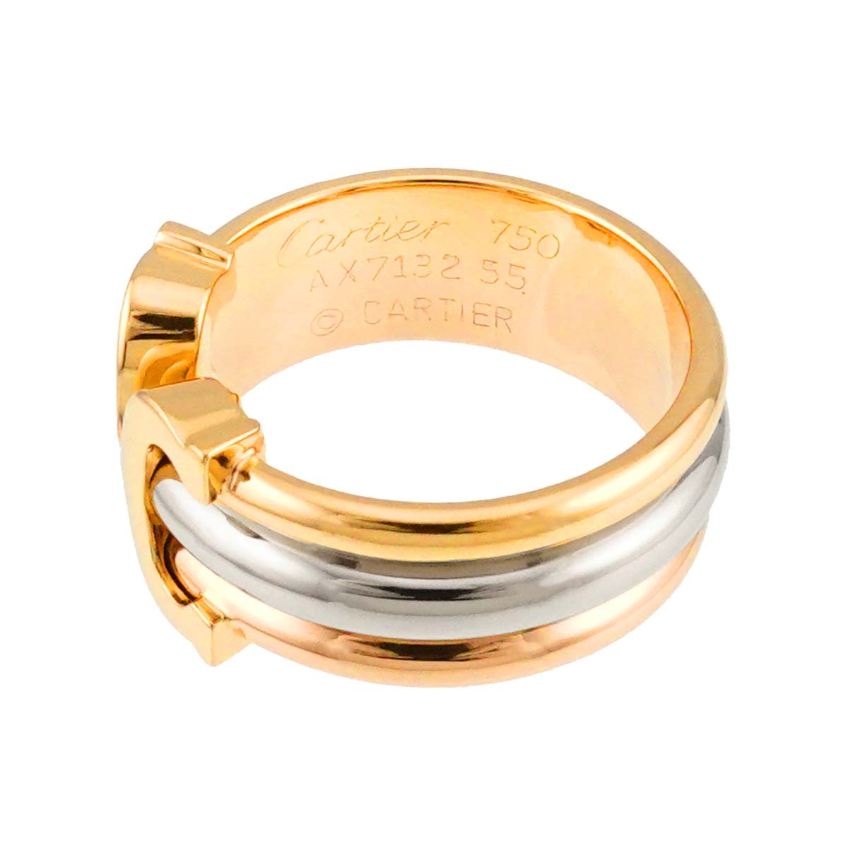 C2 LM Ring 18K YG WG PG 750 Size55 7.25(US)