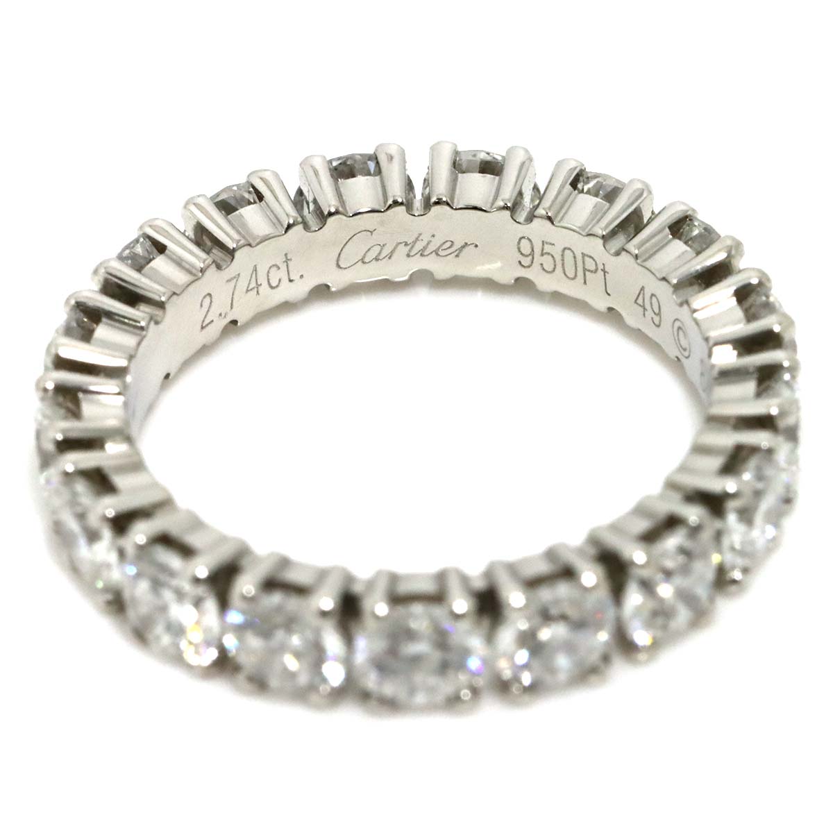 Destinee Diamond 2.74ct Ring Pt Platinum size49 4.75-5(US)