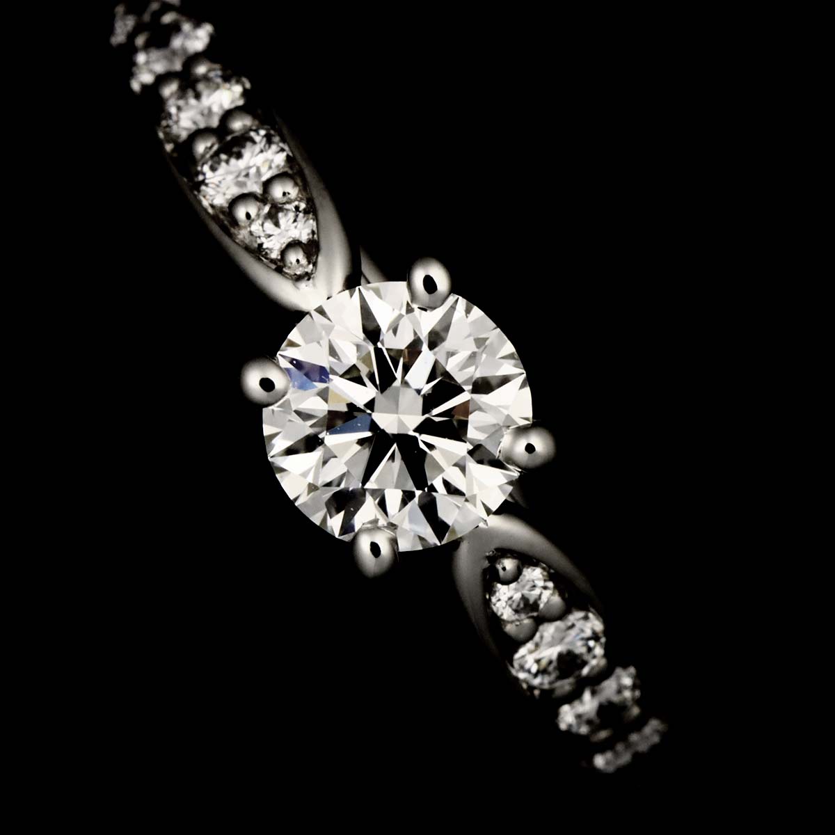 Harmony Diamond 0.39ct G/VVS1/3EX Ring Pt Size4-4.5(US)