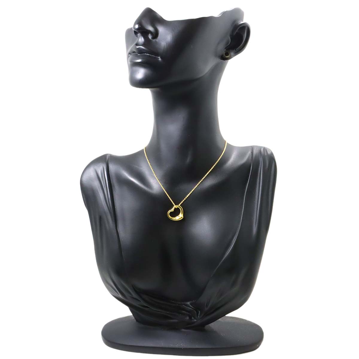 Open Heart Necklace 18K Yellow Gold 750