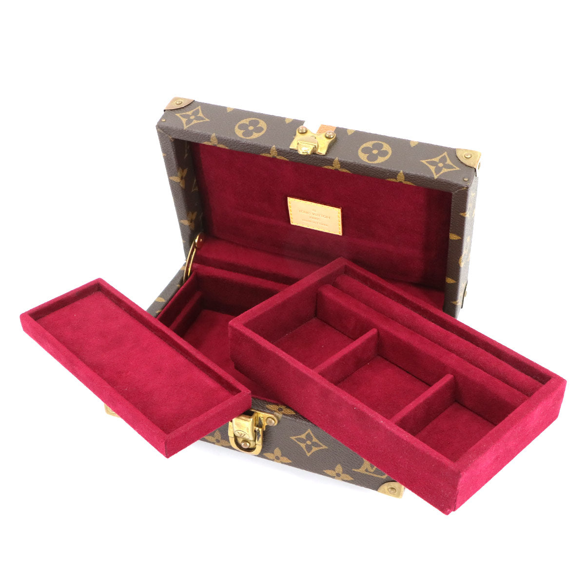 Monogram Coffret Polyvalent Jewelry case Brown M41876