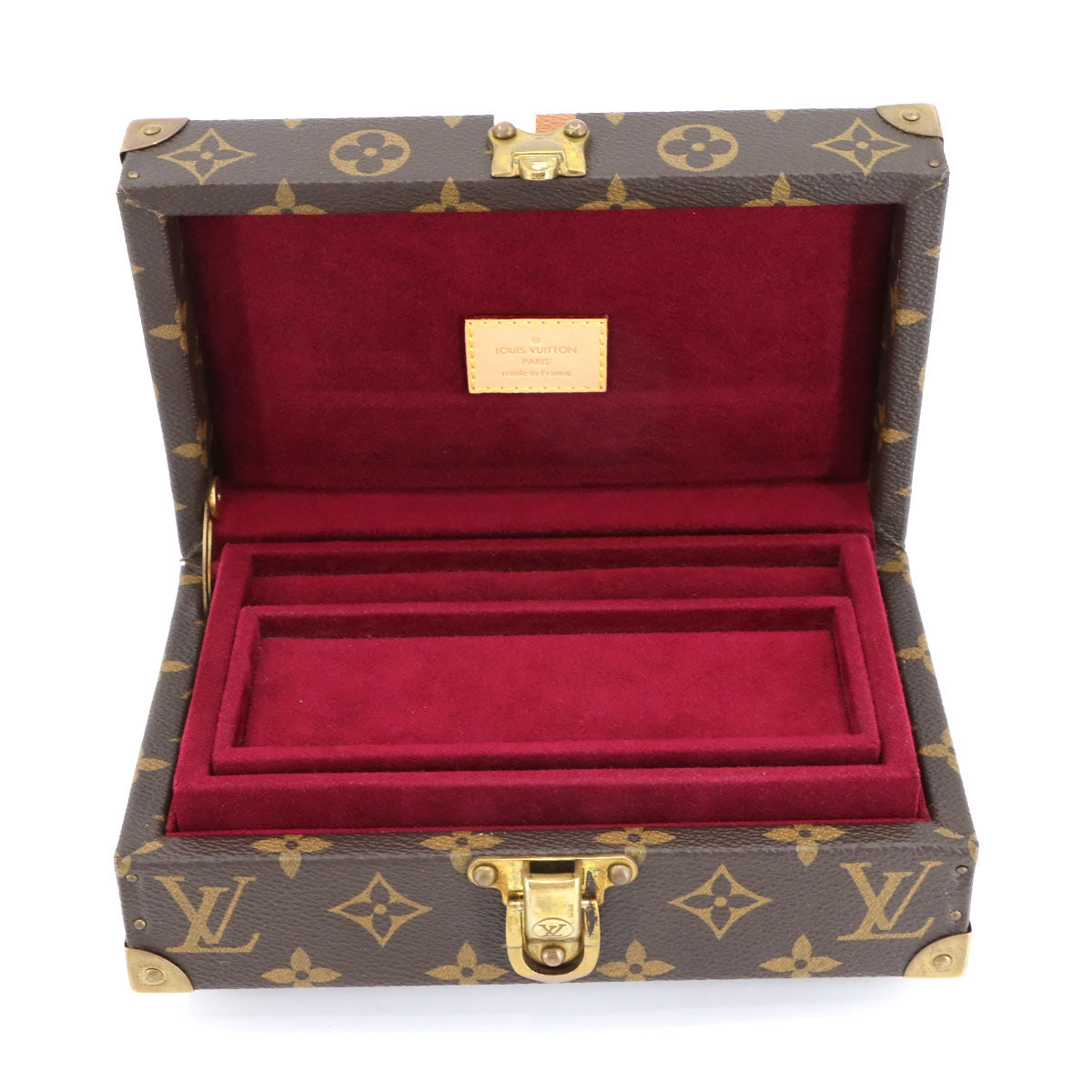 Monogram Coffret Polyvalent Jewelry case Brown M41876