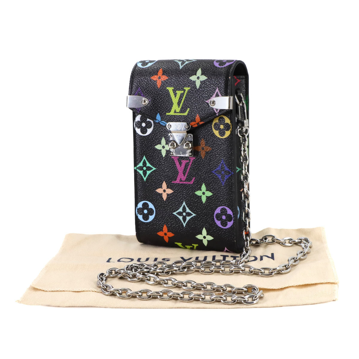 LVxTM Monogram Multicolor Phone Pouch Metis Noir M14098
