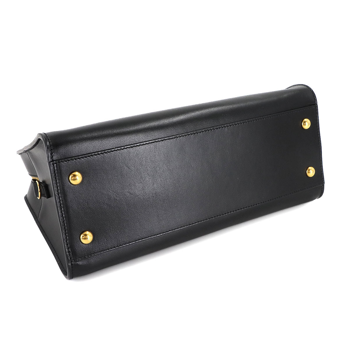 Cabas S Hand Shoulder Bag Leather Black 472469