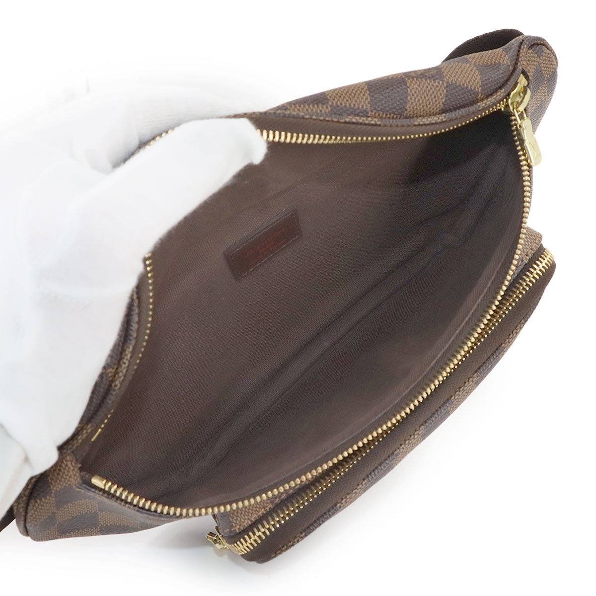 Damier Melville Bum Bag Waist Pouch Ebene N51172 Purse