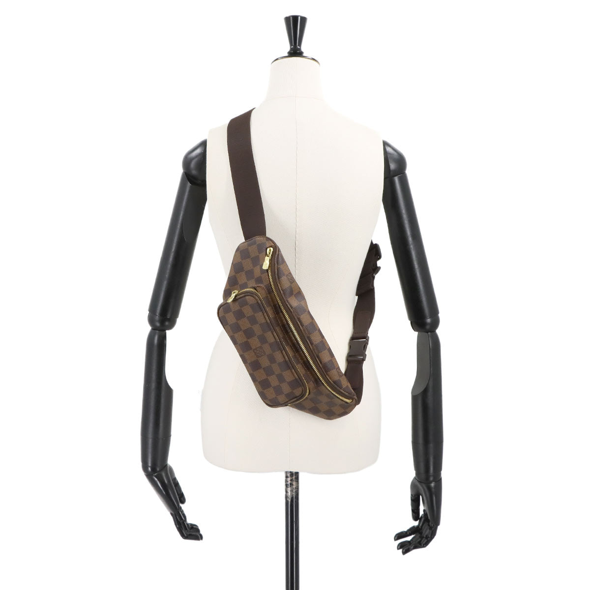 Damier Melville Bum Bag Waist Pouch Ebene N51172 Purse