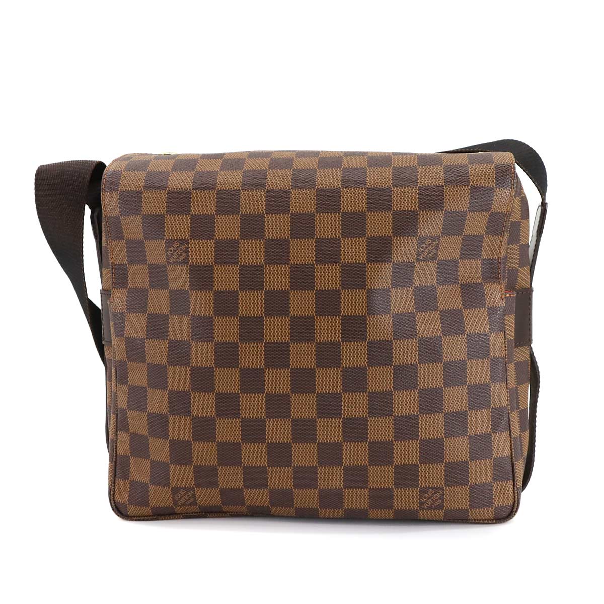 Damier Naviglio Shoulder Bag Ebene N45255 Unisex Purse