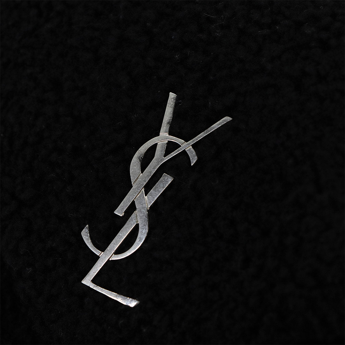 Shoulder Bag Shearling Leather Black 531648 Purse