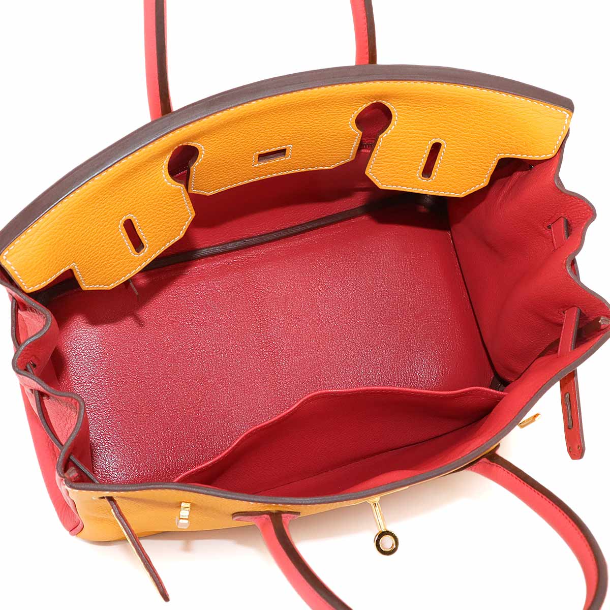 Birkin 30 Personal SPO Veau Togo Orange Pink Hand Bag