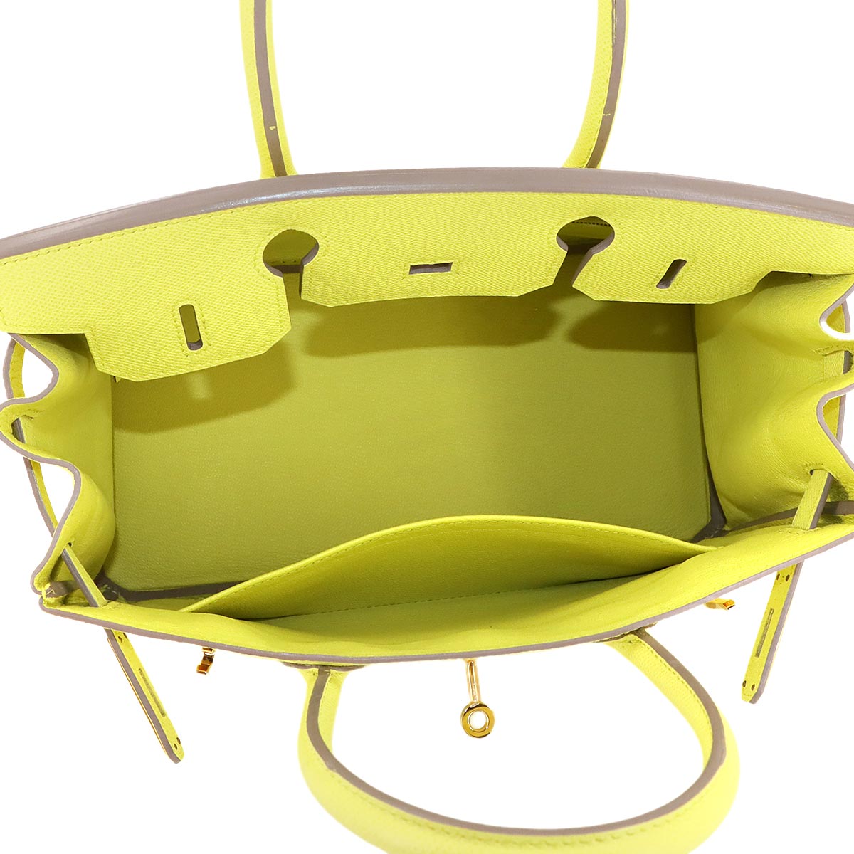 Birkin 30 Epsom Soufre Hand Bag Purse