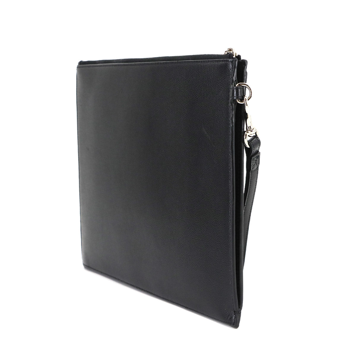 Catherine Tablet Holder Clutch Bag Leather Black 608060