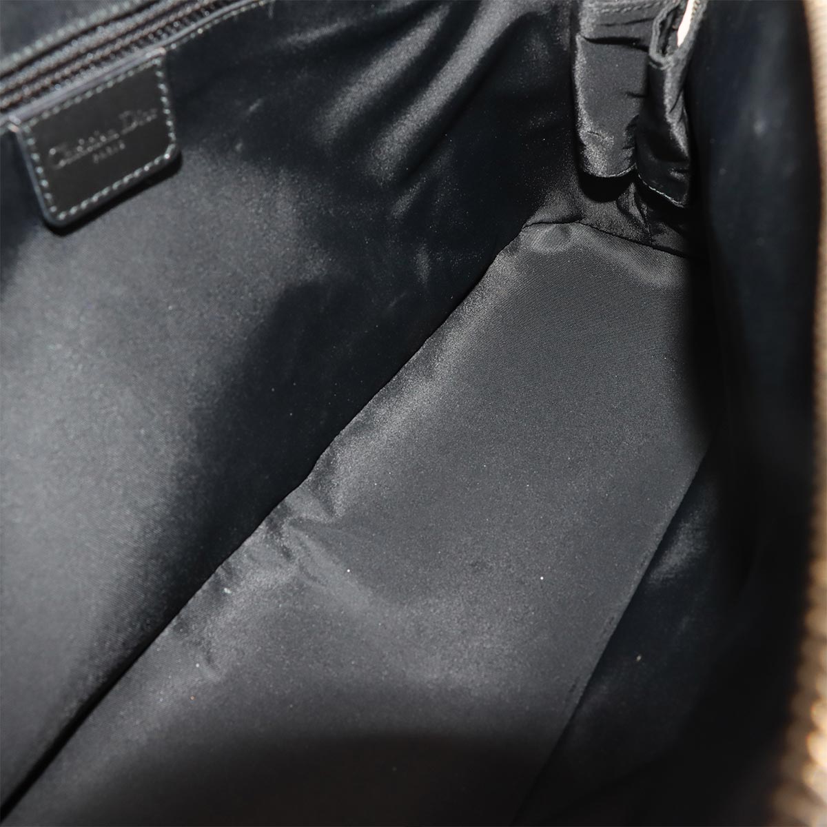 Trotter Street Chic Hand Bag Canvas Leather Black