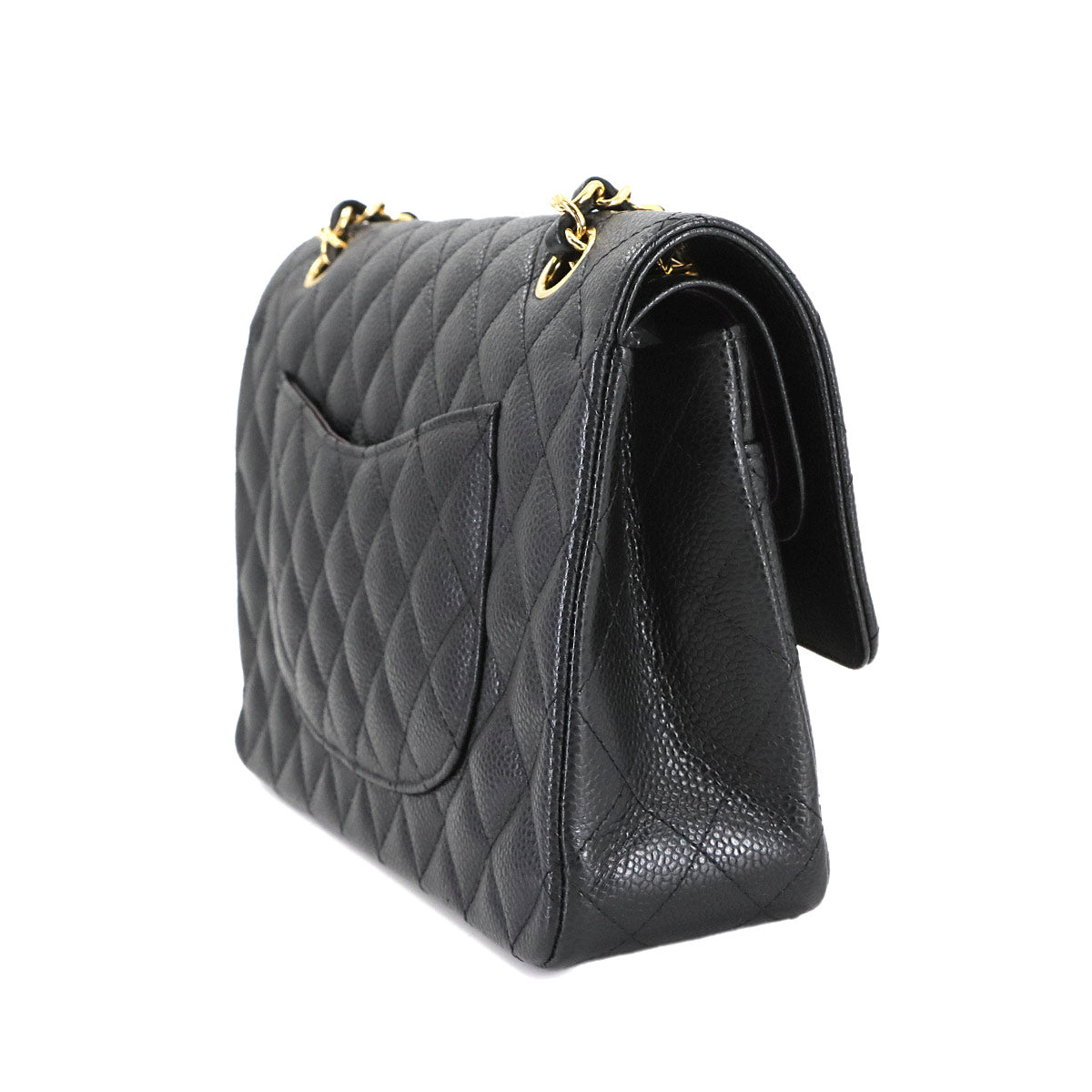 Matelasse 25 Chain Shoulder Bag Leather Black A01112 11.12