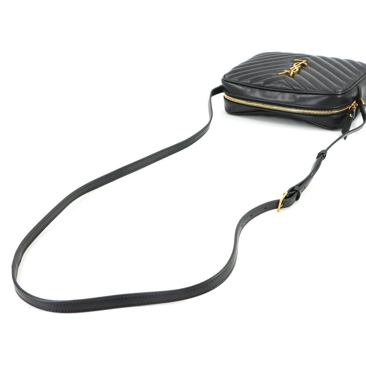 Lou Camera Shoulder Bag Leather Black 574494 Purse