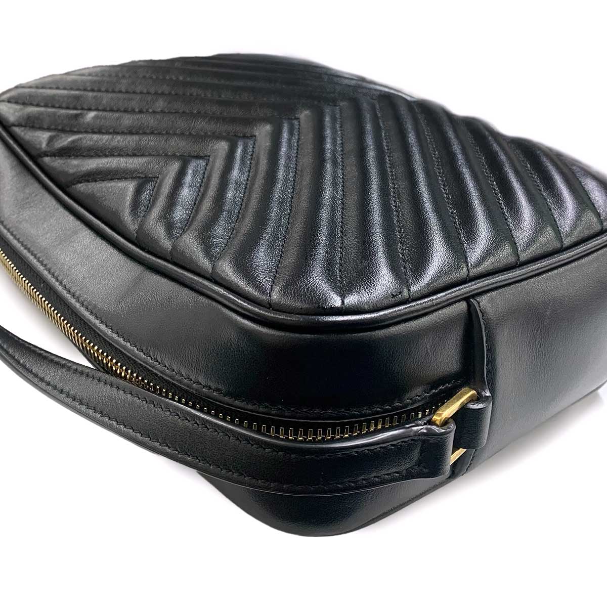 Lou Camera Shoulder Bag Leather Black 574494 Purse