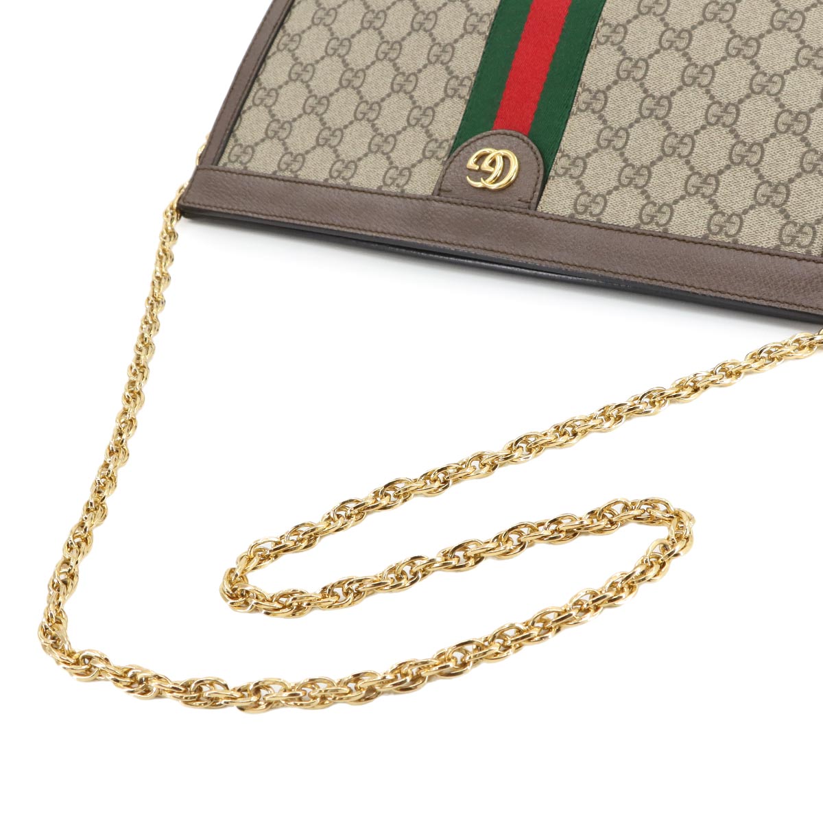 Ophidia GG Medium Shoulder Bag GG Supreme Canvas Beige 503876