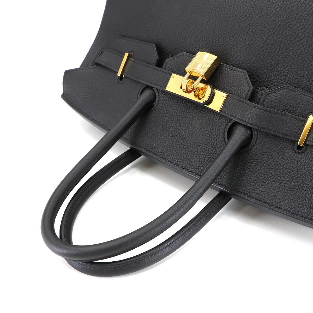 Birkin 35 Veau Togo Black Hand Bag Purse