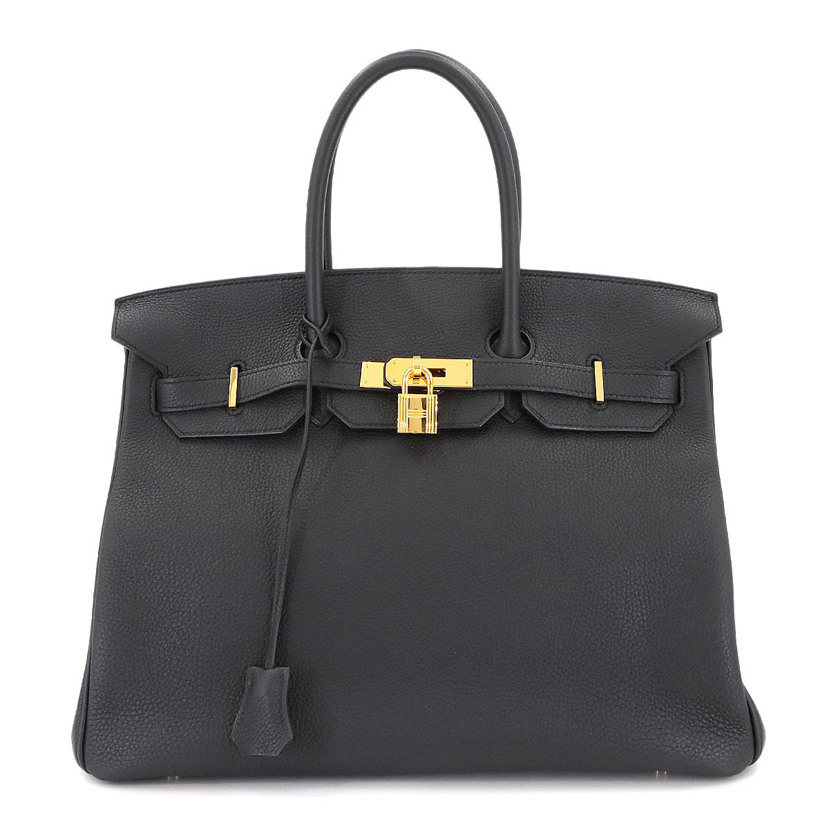 Birkin 35 Veau Togo Black Hand Bag Purse