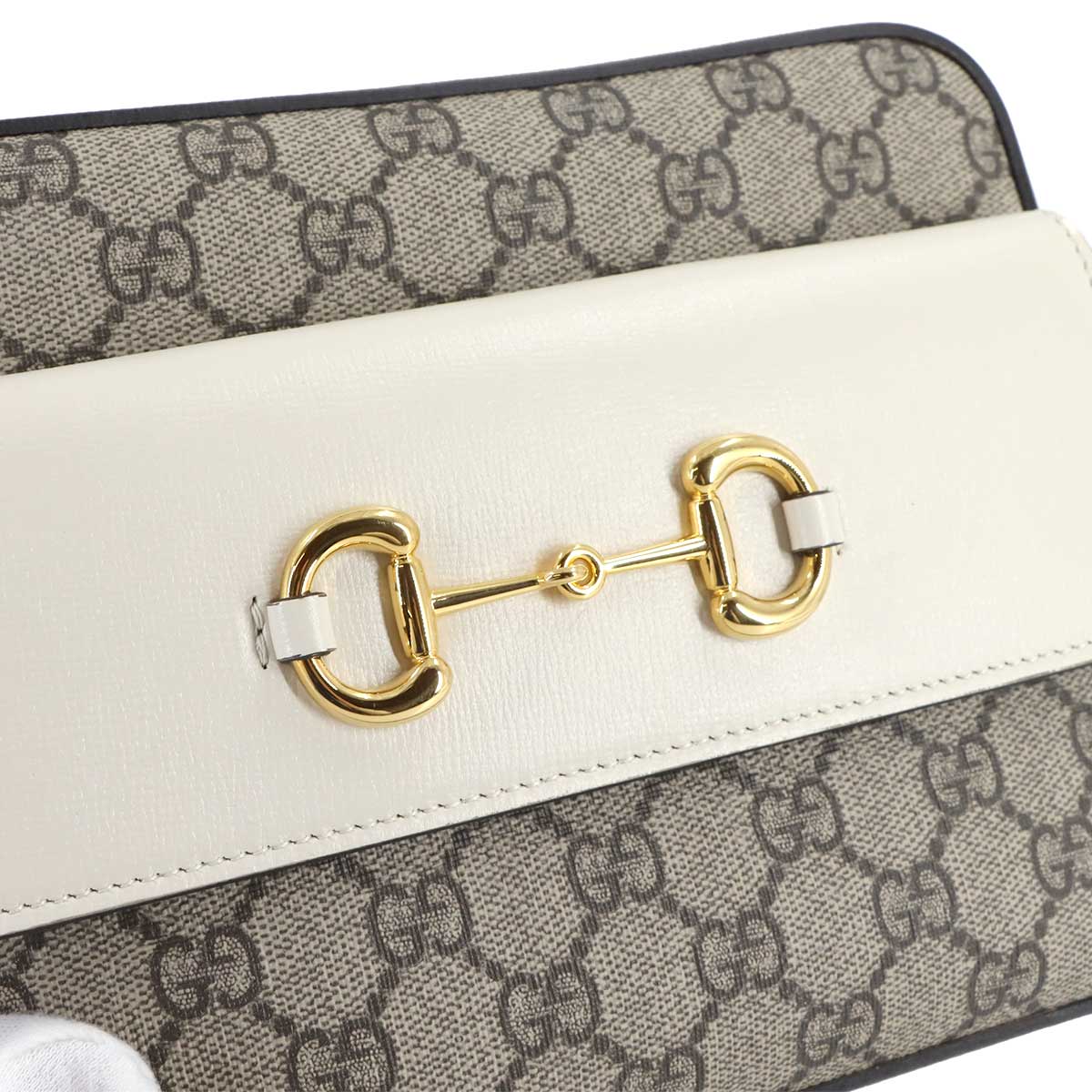 Horsebit 1955 Small Shoulder Bag GG Supreme Canvas Leather