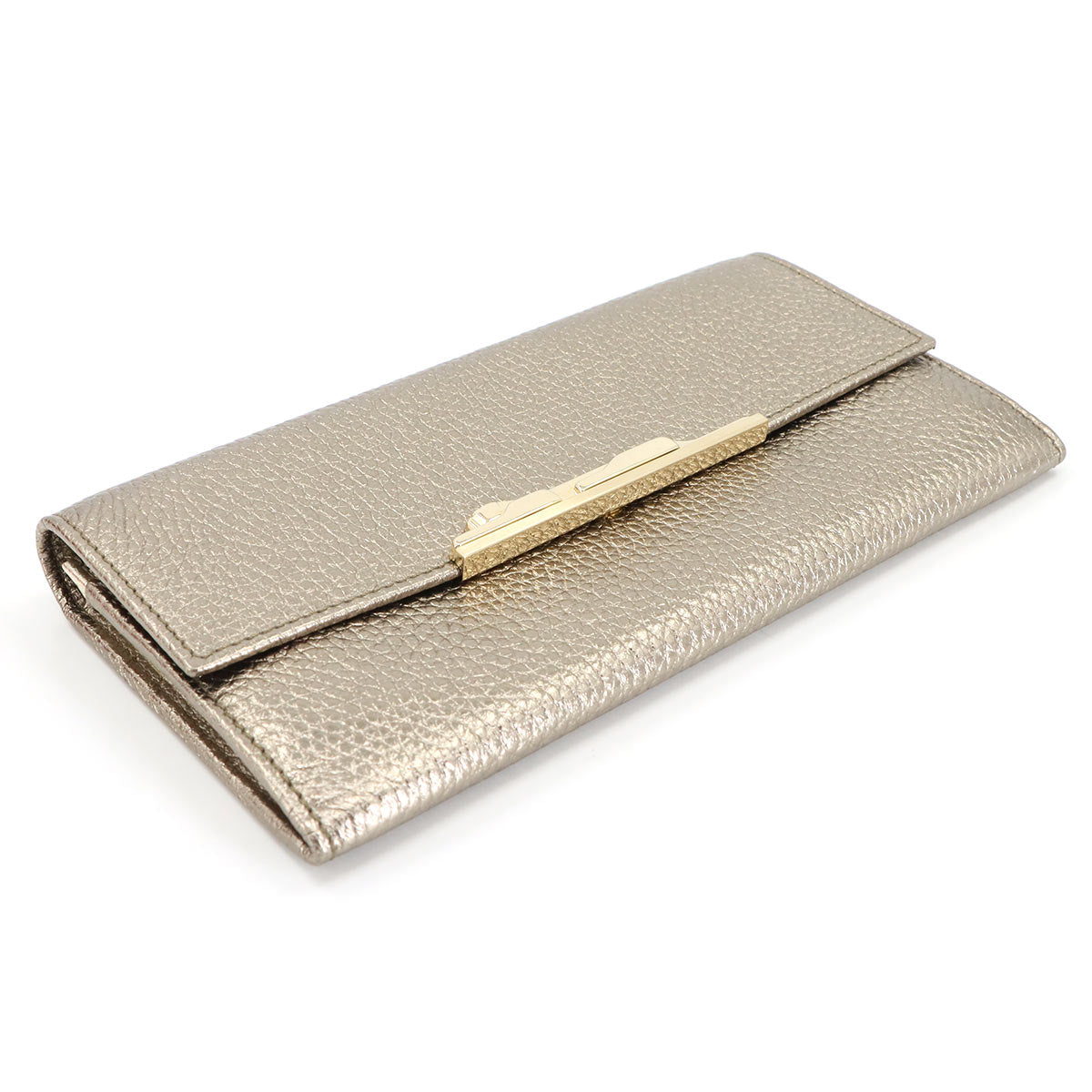 Panthere Art Deco Wallet Leather Bronze L3000969 Bi fold