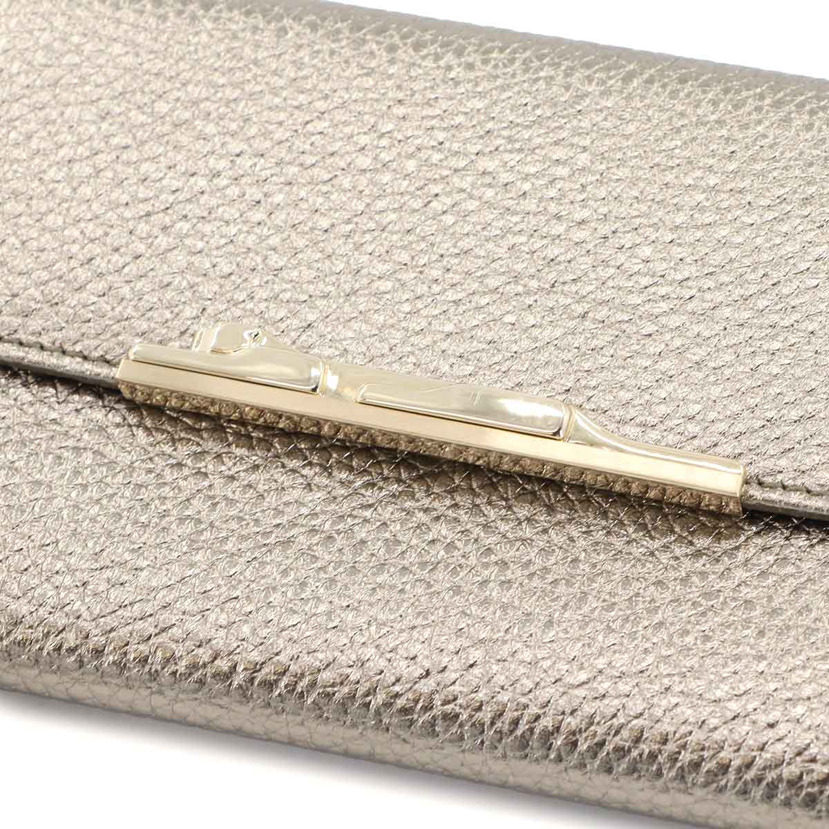 Panthere Art Deco Wallet Leather Bronze L3000969 Bi fold