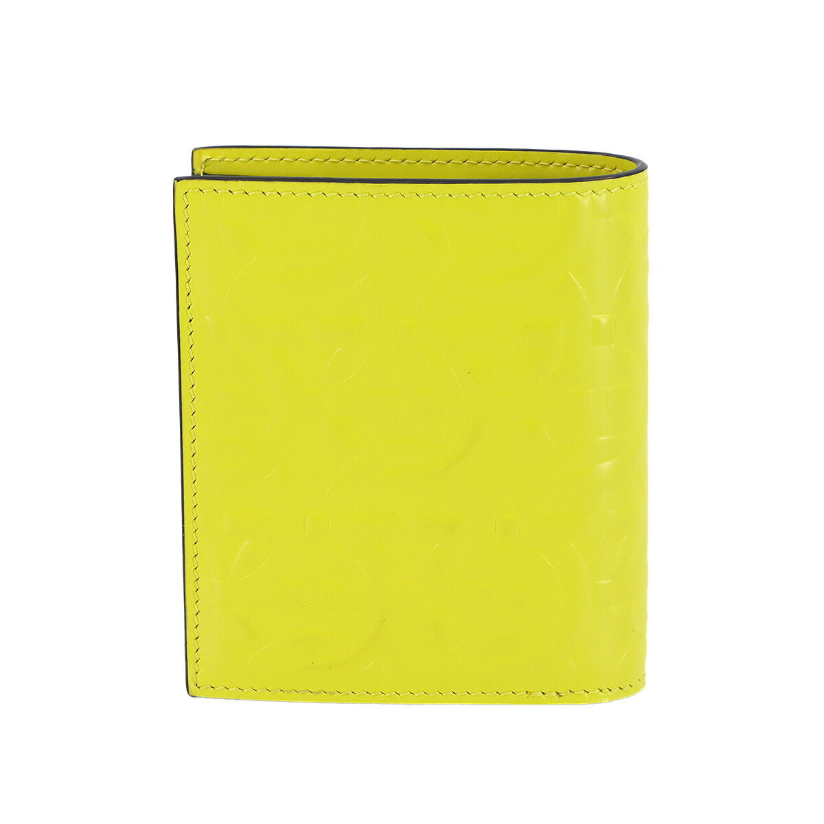Gancini Compact Wallet Leather Yellow
