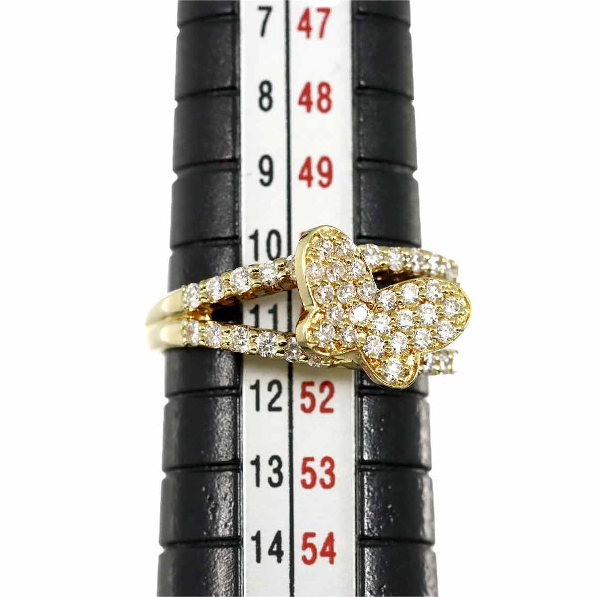 Diamond 0.60ct Ring 18K YG 750 size5.5-5.75(US)