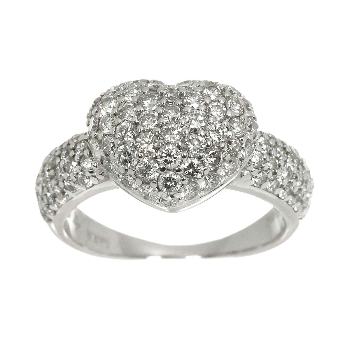 Diamond 1.50ct Ring 18K WG 750 Size5.5-5.75(US)
