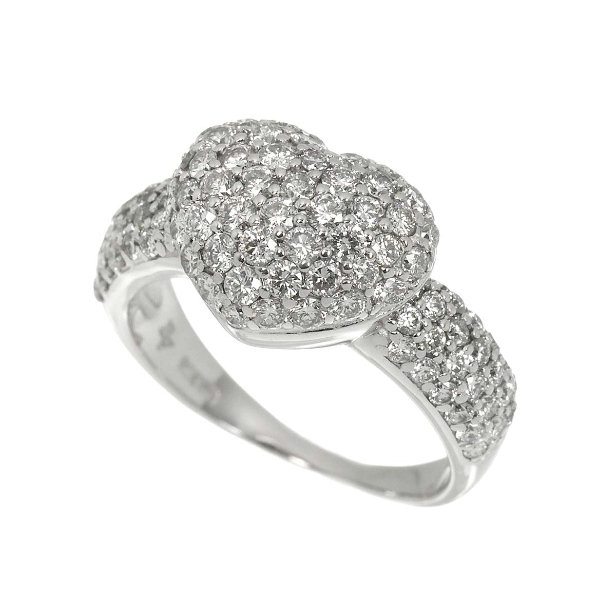 Diamond 1.50ct Ring 18K WG 750 Size5.5-5.75(US)