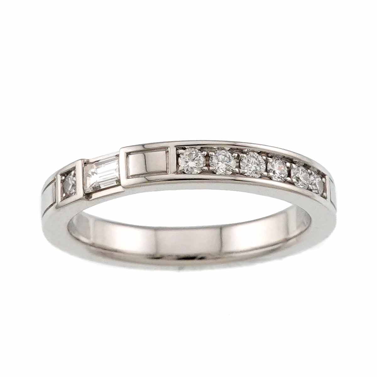 Traffic Diamond Ring Pt Platinum size5.25(US)