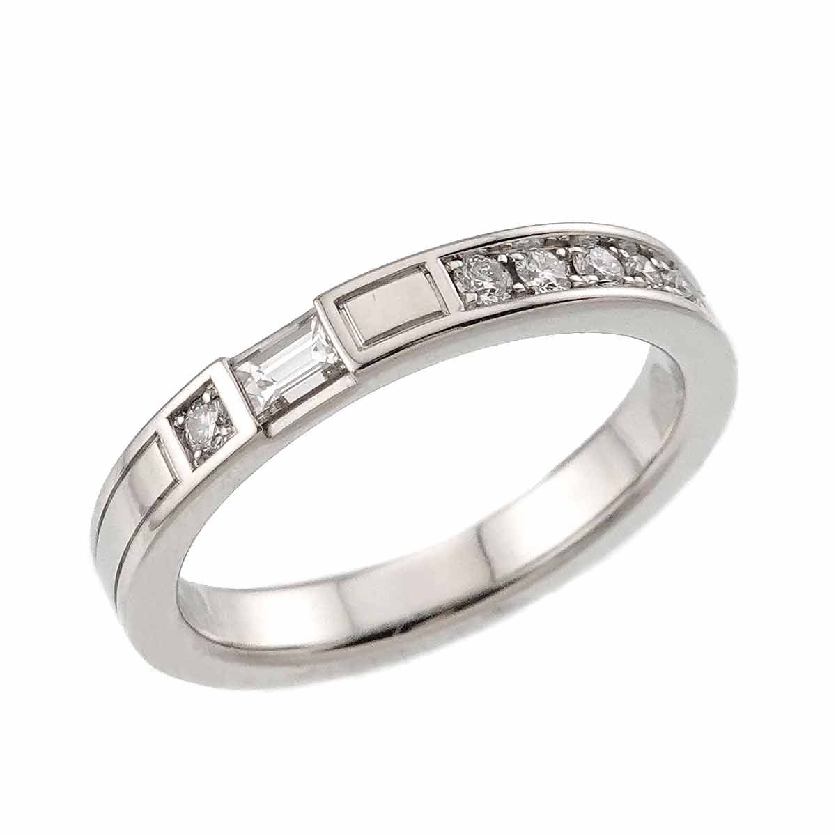 Traffic Diamond Ring Pt Platinum size5.25(US)