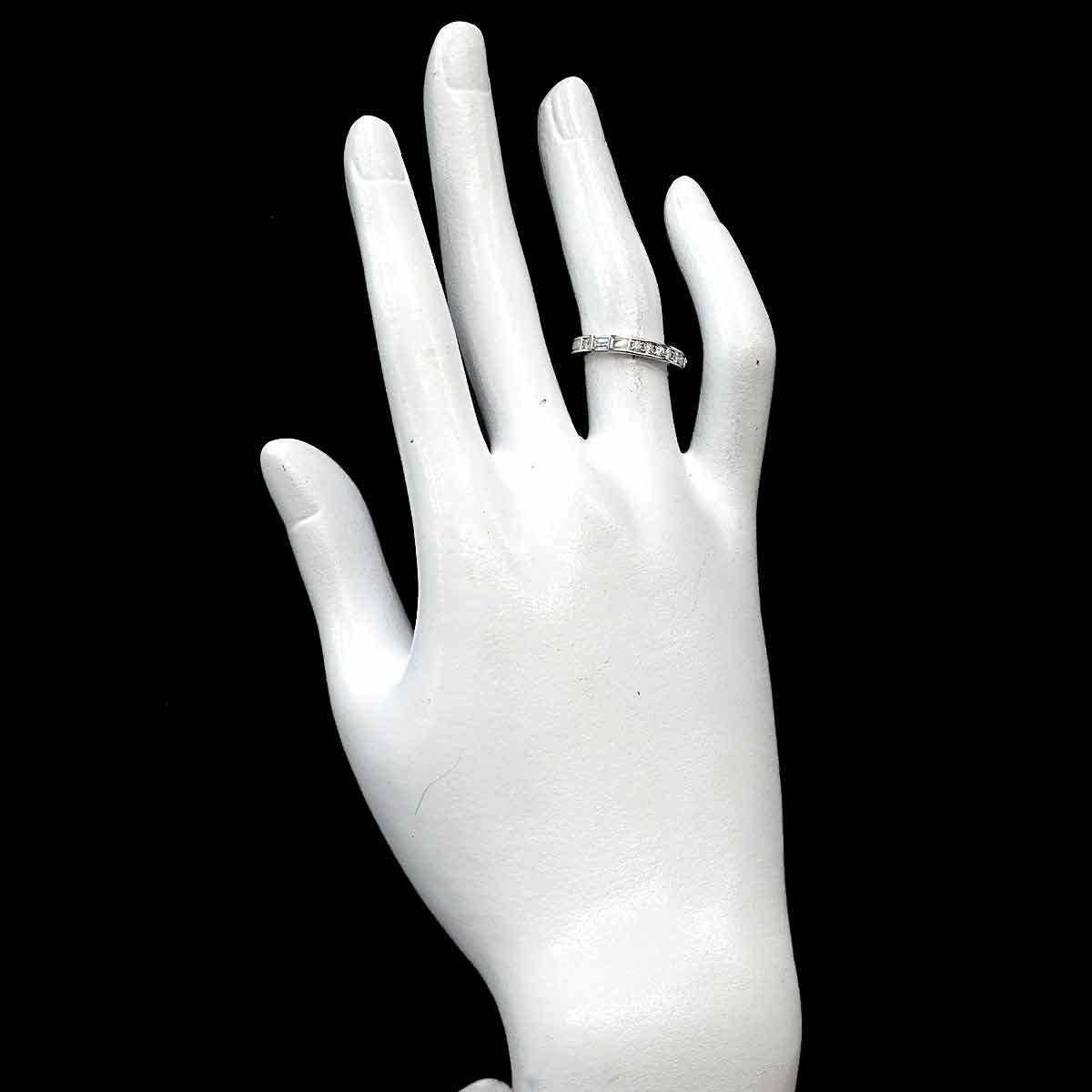 Traffic Diamond Ring Pt Platinum size5.25(US)