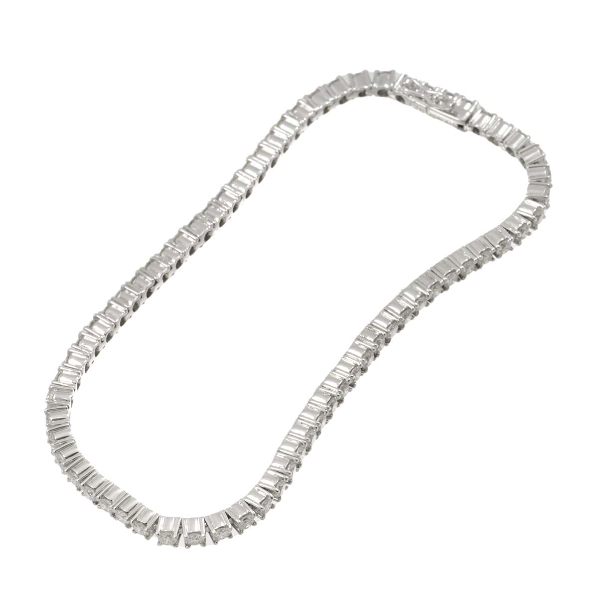 Diamond 3.28ct Bracelet 14K White Gold 585