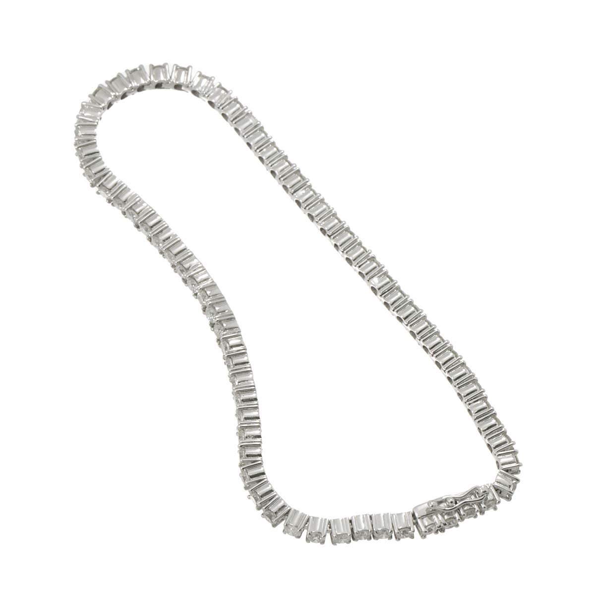 Diamond 3.28ct Bracelet 14K White Gold 585