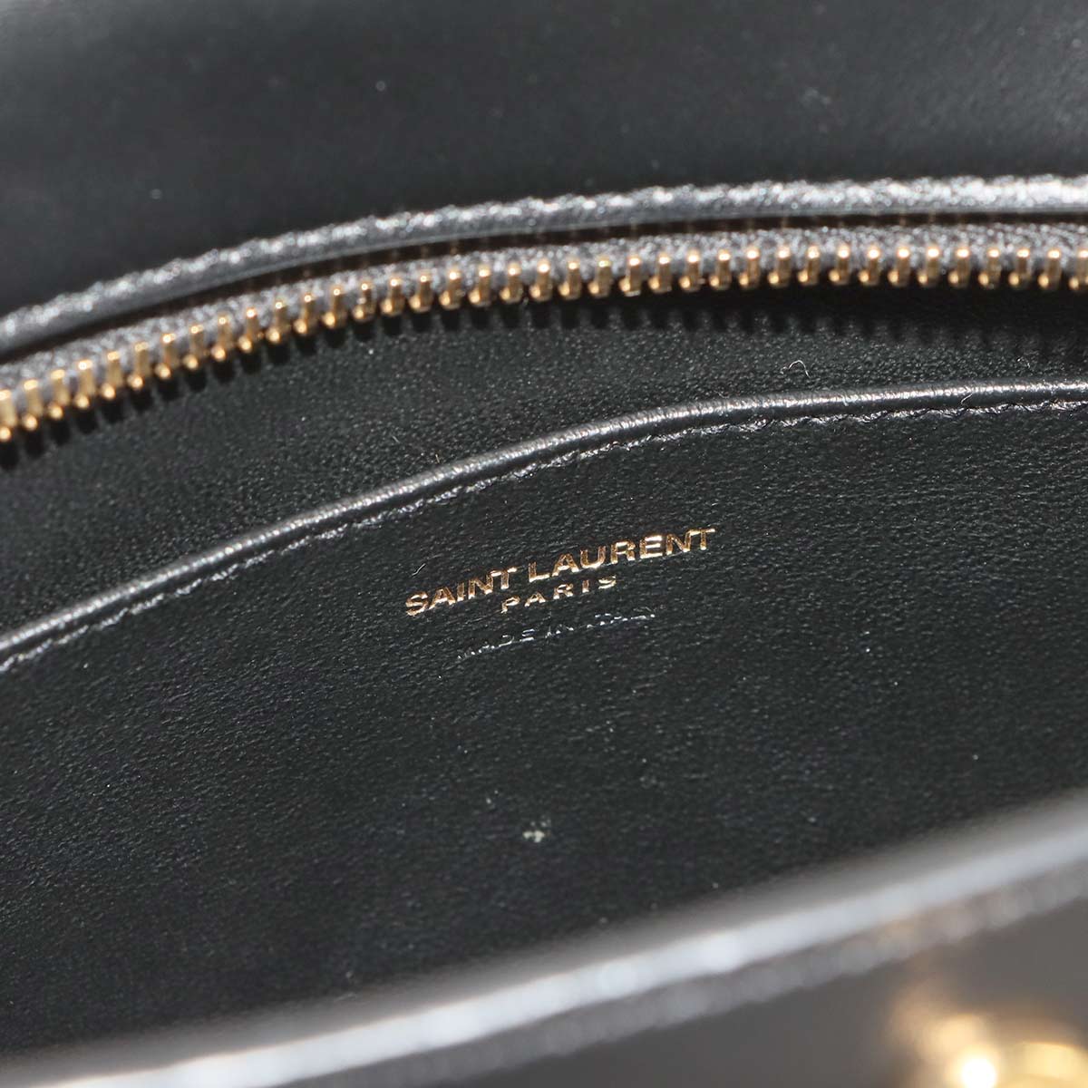 Baby Cabas Hand Shoulder Bag Leather Black 472466