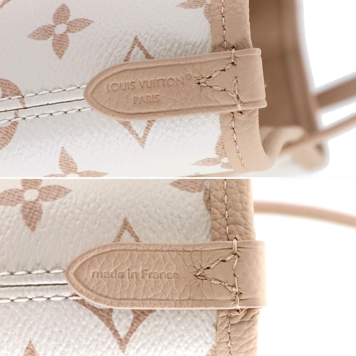 Neverfull Inside Out MM Tote Bag Monogram Dune M25665