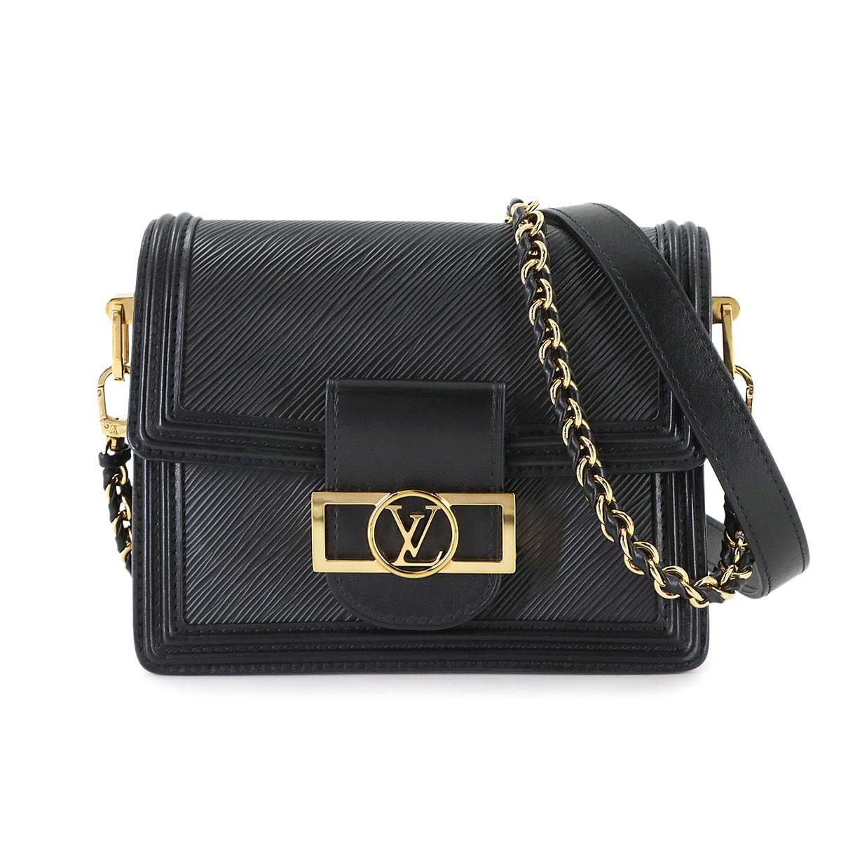 Epi Dauphine NV MINI Shoulder Bag Leather Black M55964