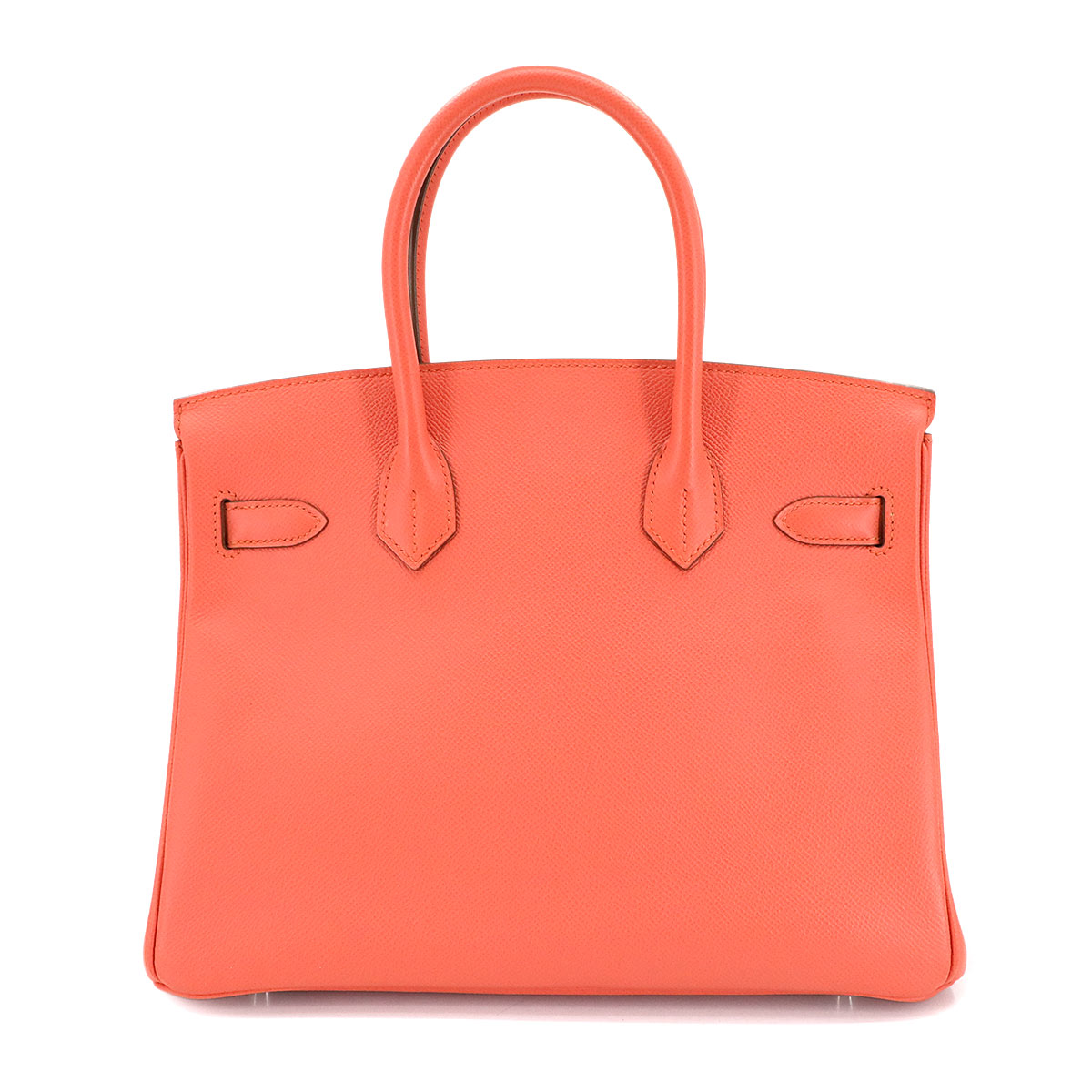 Birkin 30 Epsom Flamingo Hand Bag Purse Pink