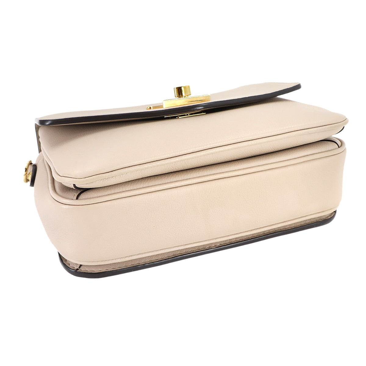 Oxford Hand Shoulder Bag Leather Greige M22792