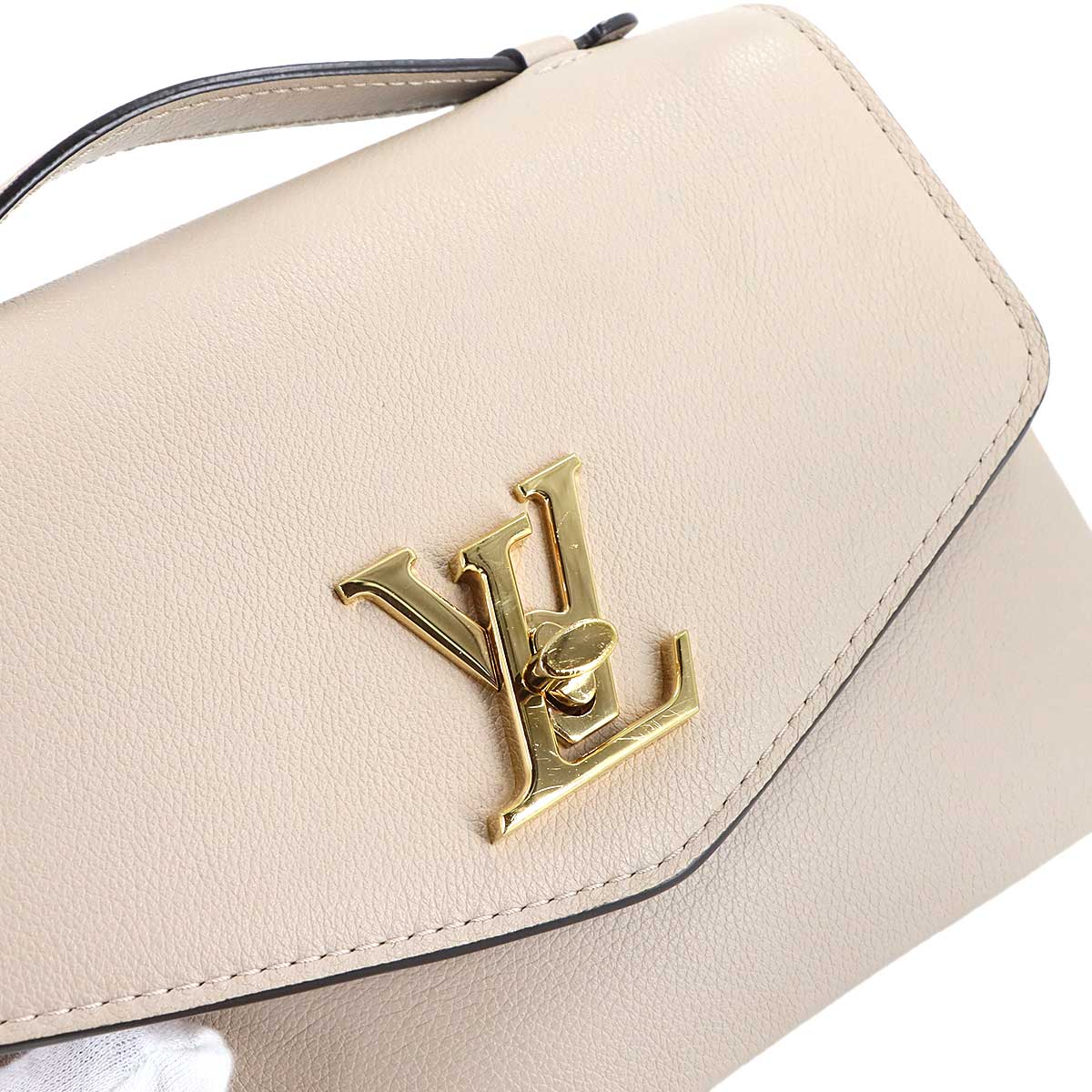 Oxford Hand Shoulder Bag Leather Greige M22792