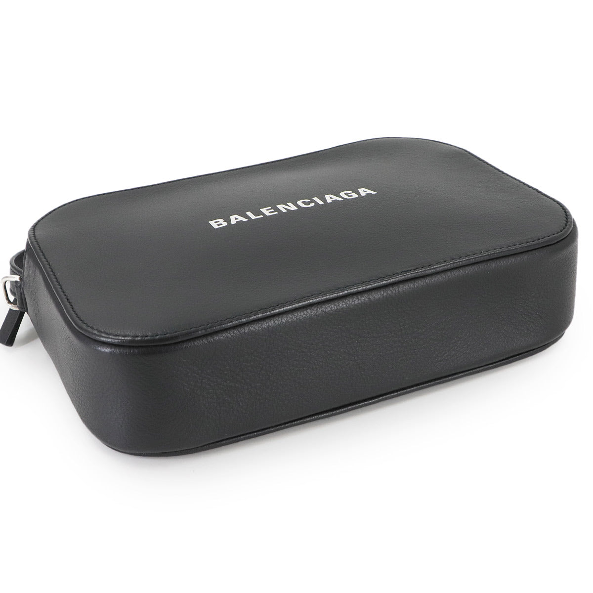 EVERYDAY Camera Small Shoulder Bag Leather Black 608654