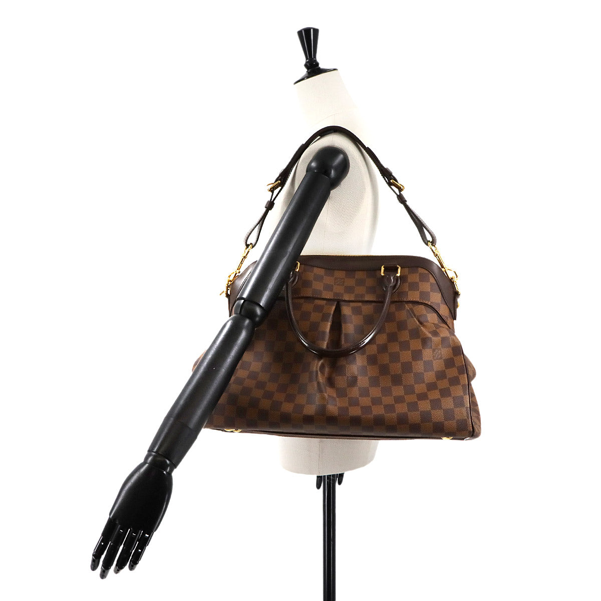 Damier Trevi GM 2way Hand Shoulder Bag Ebene N51998