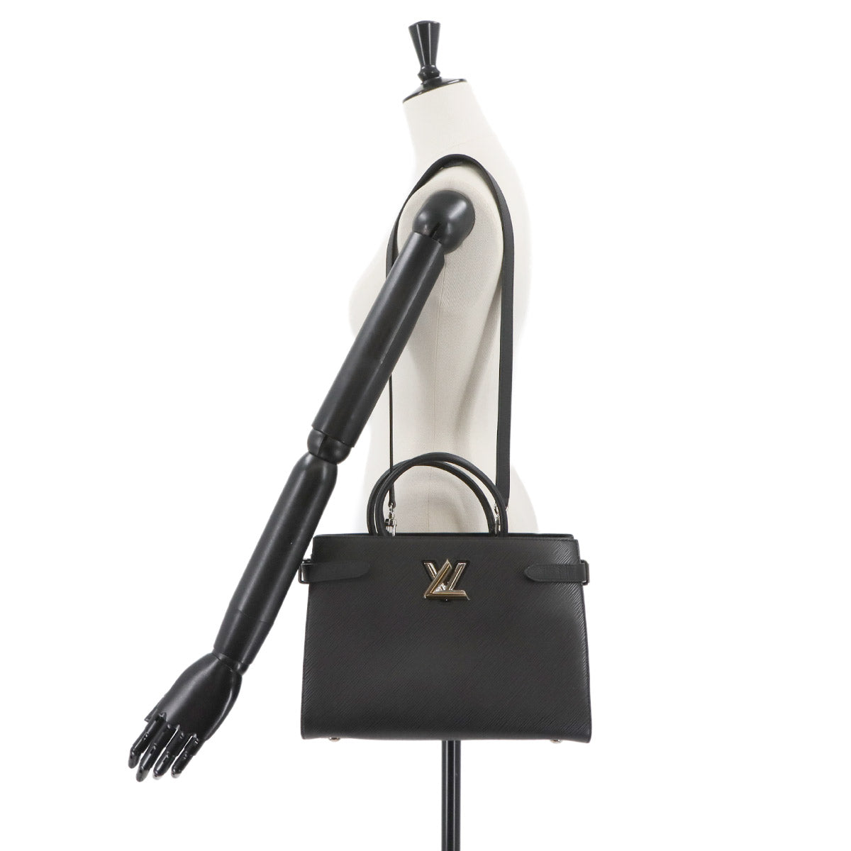 Epi Twist Tote 2way Tote Shoulder Bag Noir M54810 Purse